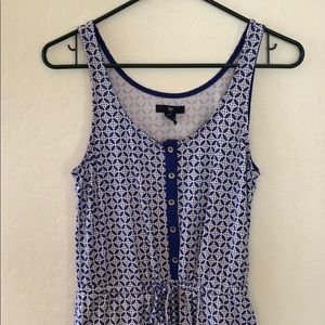 Gap “high low” patterned dress